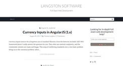 Desktop Screenshot of langstonsoftware.com